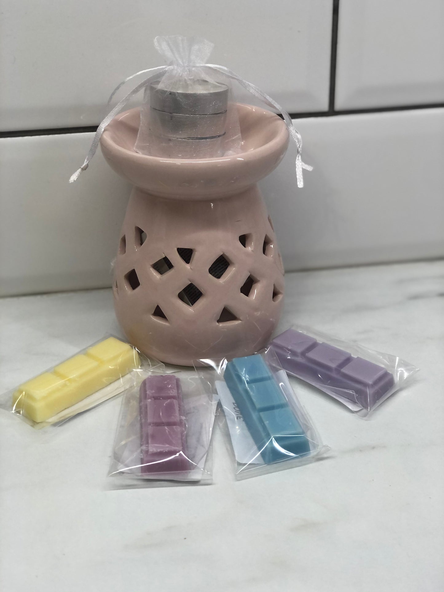 Starter pack (ceramic burner, 4 sample bars, 3 tea lights)